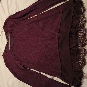 Maroon Blouse